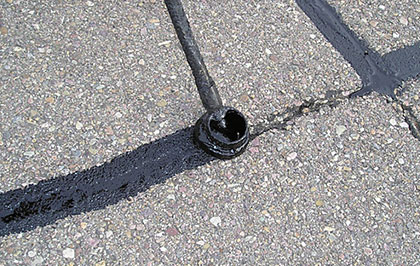 Hot Rubber Crack Sealing Services in Phoenix Arizona